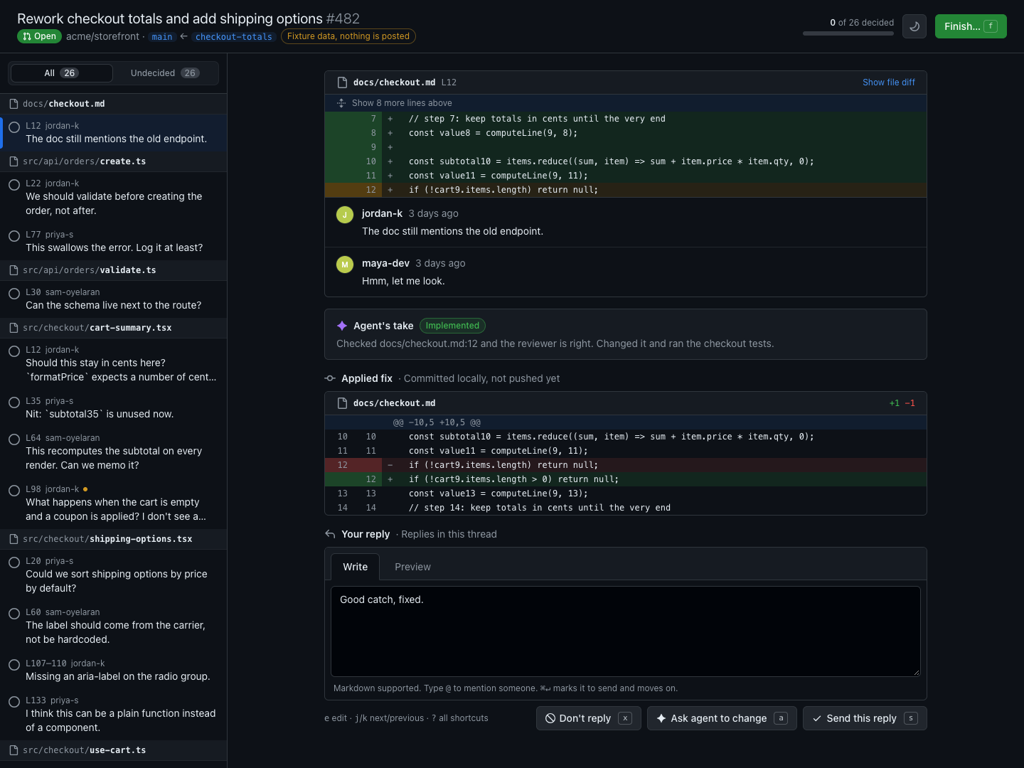 Screenshot of the skill
